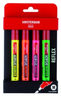 Talens Amsterdam acrylmarkers reflex 4 stuks