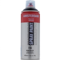 Talens Amsterdam spray paint, 400 ml, Oxydezwart