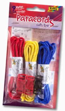 Paracord, assortiment 3 x 3 meter,  Cats eye