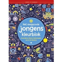 Het megacoole jongens kleurboek