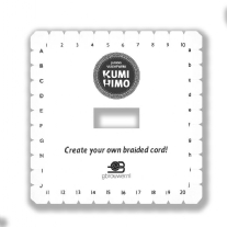 Kumihimo-disk, vierkant, 14x14cm