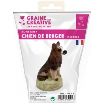 Latex gietmal voor gipsgieten, 85 mm, herdershond