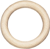 Houten ring, 7 cm