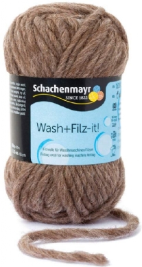 OP=OP Wash+Filz-it wol 50 grams leverkleur