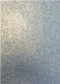 Crepla rubberplaat/foamplaat, 22x30cm, 2 mm dik, 2mm, 5 vel, glitter zilver