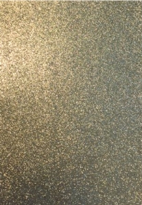 Crepla rubberplaat/foamplaat, 22x30cm, 2 mm dik, 2mm, 5 vel, glitter goud