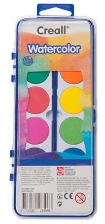 Creall waterverf/Creall-watercolor, assortiment 12 napjes 