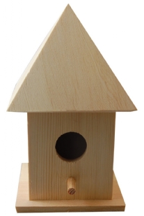 Houten vogelhuisje