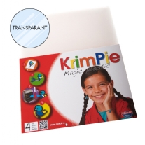 Krimpie dinkie, magic plastic,  formaat 20x25cm, 4 vel, transparant