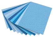 OP=OP Bedrukt papier en karton, 24 x 34 cm, 30 vel, blauw