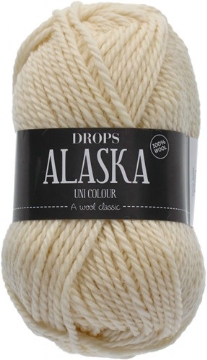 Drops Alaska 100% wol, 50 gram, naturel
