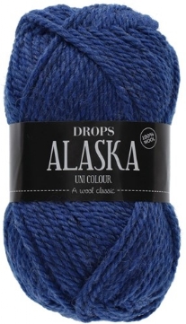 Drops Alaska 100% wol, 50 gram, blauw