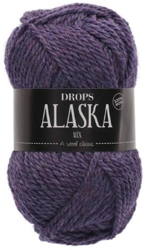 Drops Alaska 100% wol, 50 gram, paars