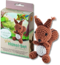 Haakpakketje, 7-9 cm, eekhoorn