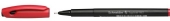 Fineliner Schneider Topliner 967 0.4 mm,  10 stuks, rood