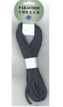Paracord, 4 mm, 5 meter, marineblauw