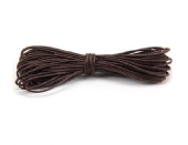 Waxkoord/waskoord, 1 mm, 5 meter, donkerbruin