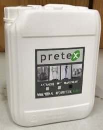 Pretex textielverharder, transparant 5 liter