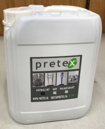 Pretex textielverharder, loodkleur 5 liter