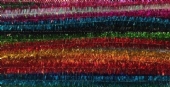 Chenilledraad, 8mm, 30cm, 24 stuks, glitter assortiment