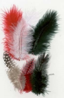 OP=OP Marabou- en Parelhoenveren, 18 stuks, assortiment, kerst