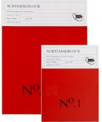Acrylverfblok 24x32cm, 360gr, 10 vel