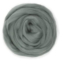 Viltwol/ Merino lontwol, 50 gram, grijs