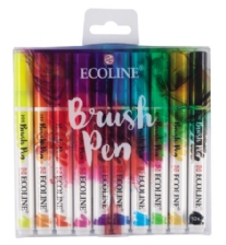 Ecoline brushpen assortiment 10 stuks