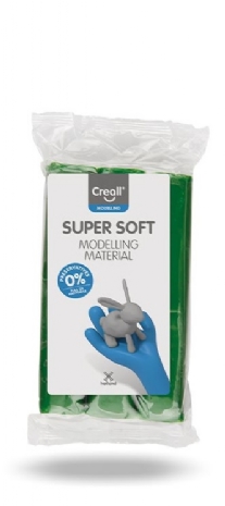 Creall Supersoft kunstklei, groen, 500 gram