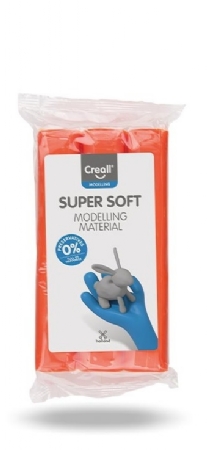 Creall Supersoft kunstklei, oranje, 500 gram