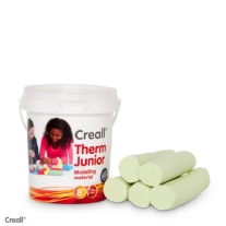 OP=OP Creall-therm junior kunstklei, 500gr, 5 staven, glow-in-the-dark