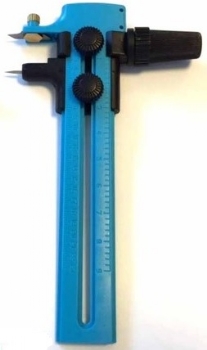 Cirkelsnijder voor cirkels 1-15cm, 1 stuk incl. 2 reservemesjes
