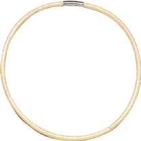 Bamboe ring met metalen sluiting, 20 cm
