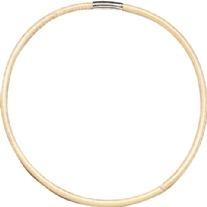 Bamboe ring met metalen sluting, 20 cm