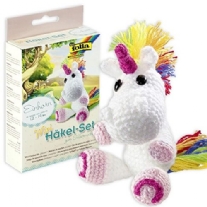 Haakpakketje, 12-14 cm, unicorn/eenhoorn