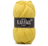 Karisma superwash 100% wol 50gr geel