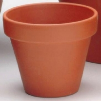 OP=OP Terracotta bloempotjes, 10 cm, 7 stuks