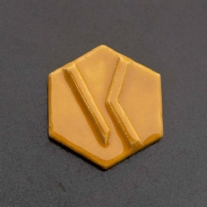 Ve-Ka poederglazuur GL1124, 500gr, glanzend, gele oker