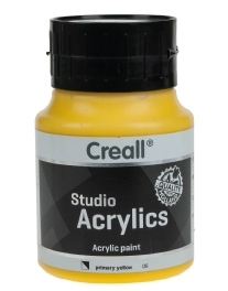 Creall studio acrylics, acrylverf, 500 ml, 06 primairgeel