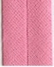 Katoenen biaisband 20mm 20 mtr roze