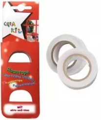 Raamtape, 20 mm, wit, 2 rol van 10 meter