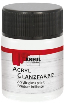 Kreul acryl glansverf, 50 ml, 518 kleurloos transparant