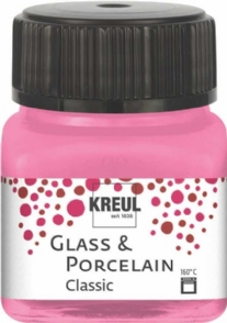 Kreul porseleinverf/glasverf classic/dekkend, 20 ml, roze