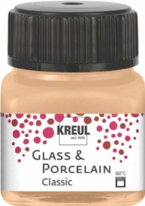 Kreul porseleinverf/glasverf classic/dekkend, 20 ml, champagne