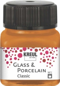 Kreul porseleinverf/glasverf classic/dekkend, 20 ml, goudbrons
