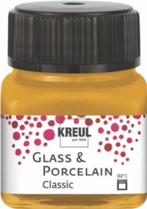 Kreul porseleinverf/glasverf classic/dekkend, 20 ml, goud