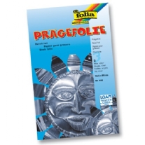 Metaalfolie/relieffolie, 70mu, 18,5x29,5cm, 3 vel, zilver