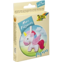 Filzinie mini viltpakketje, unicorn/eenhoorn