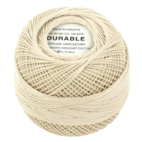 Durable borduurkatoen/haakkatoen, 20 gram, ongebleekt