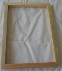 AANBIEDING Houten lijstje / raampje, 19 x 27 cm